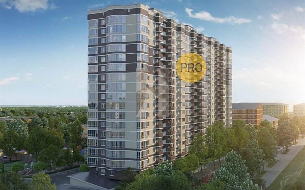 2 квартира ЖК Дом на Московской Краснодар площадь 75.29 м2 кухня 14.15 м2 на 17 этаже номер415
