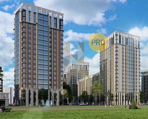 3 квартира ЖК Парк Победы-2 Краснодар площадь 100.3 м2 кухня 23.4 м2 на 7 этаже номер52