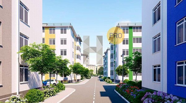 1 квартира ЖК Краски Краснодарский площадь 35.76 м2 кухня 10.3 м2 на 5 этаже номер70
