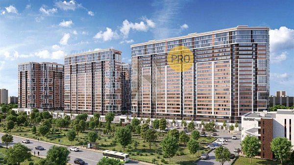 2 квартира ЖК Рекорд-2 Краснодар площадь 87.9 м2 кухня 37.1 м2 на 24 этаже номер198