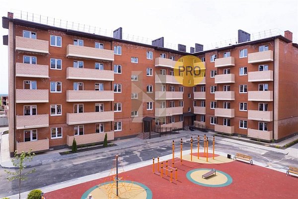 Студия квартира ЖК ДарГрад Новая Адыгея площадь 26.3 м2 кухня 6.9 м2 на 1 этаже номер9