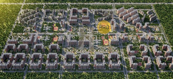 2 квартира ЖК Самолет-6 Краснодар площадь 48 м2 кухня 8.6 м2 на 1 этаже номер5