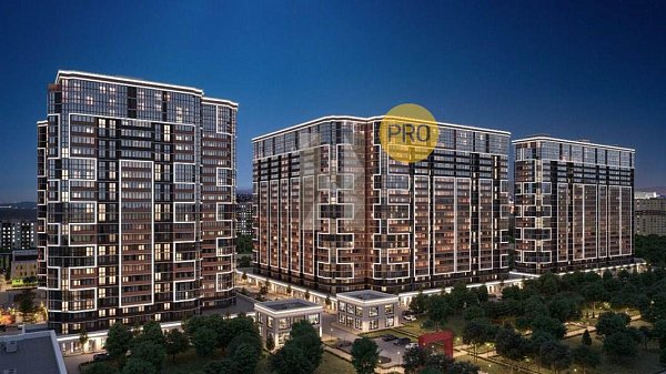 3 квартира ЖК Рекорд-2 Краснодар площадь 88.6 м2 кухня 18 м2 на 2 этаже номер744