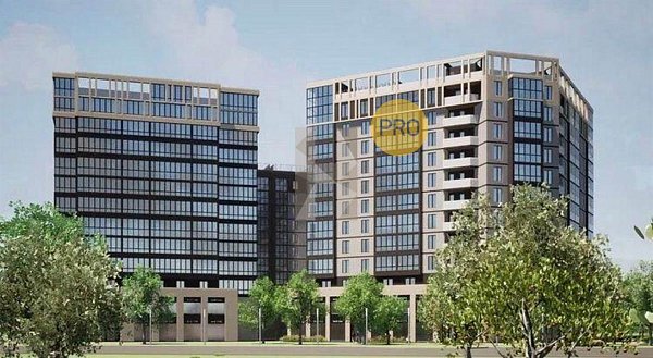 1 квартира ЖК Вектор-2 Яблоновский площадь 43.49 м2 кухня 18.37 м2 на 2 этаже номер10