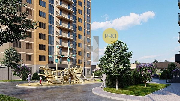 1 квартира ЖК Ритм Яблоновский площадь 32.47 м2 кухня 8.84 м2 на 3 этаже номер23