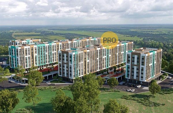 1 квартира ЖК Событие Краснодар площадь 34.68 м2 кухня 10.54 м2 на 7 этаже номер54