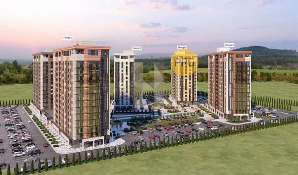 4 квартира ЖК Римские каникулы Армавир площадь 122.05 м2 кухня 17.86 м2 на 14 этаже номер133