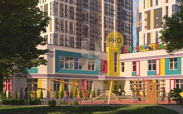 3 квартира ЖК Все Свои Краснодар площадь 89.7 м2 кухня 18.3 м2 на 5 этаже номер24