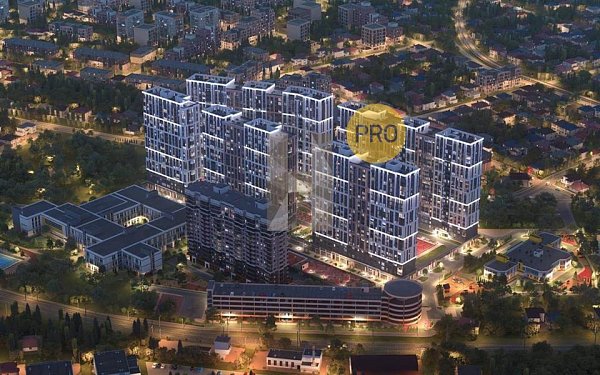 3 квартира ЖК Все Свои Краснодар площадь 89.7 м2 кухня 18.3 м2 на 5 этаже номер24