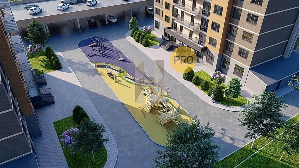 1 квартира ЖК Ритм Яблоновский площадь 32.47 м2 кухня 8.84 м2 на 3 этаже номер23