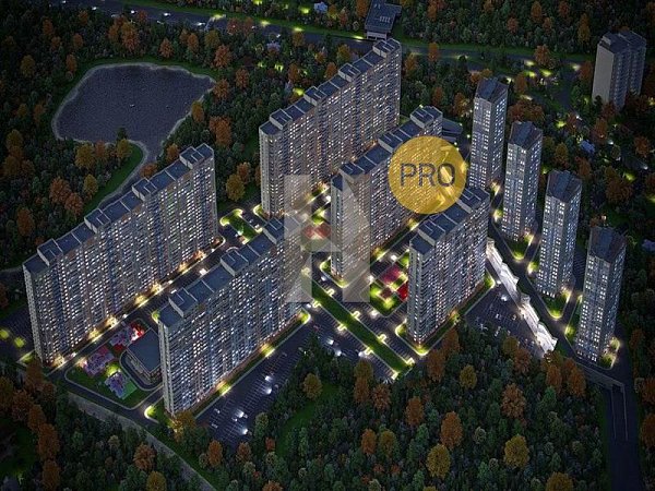 Студия квартира ЖК СказкаГрад Краснодар площадь 25.9 м2 кухня 17.3 м2 на 18 этаже номер679