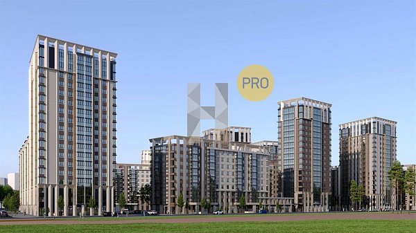 Студия квартира ЖК Парк Победы-2 Краснодар площадь 25.6 м2 кухня 18.4 м2 на 6 этаже номер75