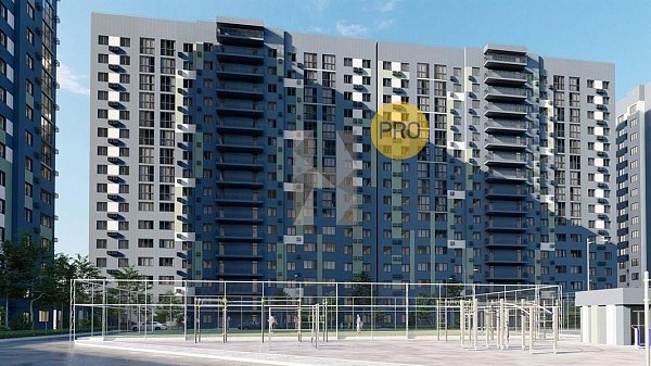 2 квартира ЖК Друг-2 Краснодар площадь 50.5 м2 кухня 10.72 м2 на 4 этаже номер21