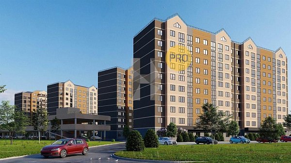 1 квартира ЖК Ритм Яблоновский площадь 31.98 м2 кухня 8.53 м2 на 10 этаже номер65