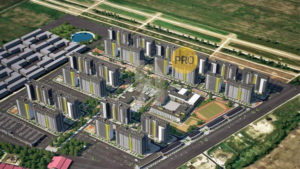 Студия квартира ЖК Мегасити Яблоновский площадь 25.3 м2 кухня 14.2 м2 на 11 этаже номер92
