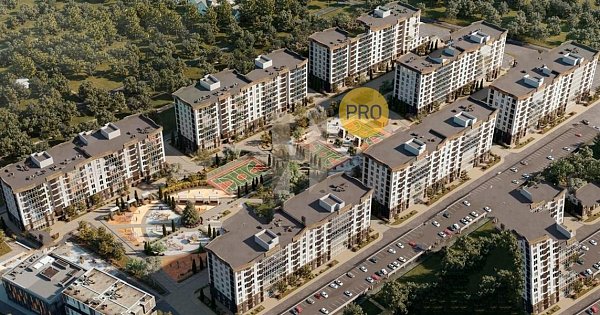 Студия квартира ЖК ЮГГЕ Краснодар площадь 32 м2 кухня 9.8 м2 на 1 этаже номер87