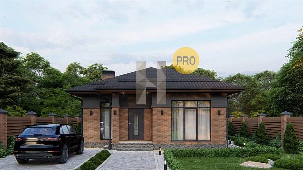 Дом кирпичный 130 м2 Коттеджный поселок Резиденция Пенаты, 3 комнаты, кухня 36.97 м2