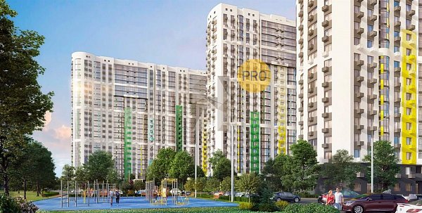 3 квартира ЖК Fresh Краснодар площадь 95.4 м2 кухня 12.9 м2 на 19 этаже номер147