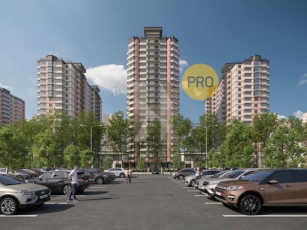 2 квартира ЖК Парк у дома Краснодар площадь 72.6 м2 кухня 21.5 м2 на 1 этаже номер4