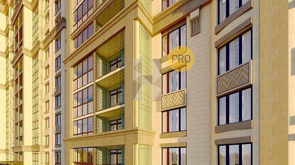 1 квартира ЖК AVrorA Краснодар площадь 62.39 м2 кухня 15.95 м2 на 14 этаже номер411