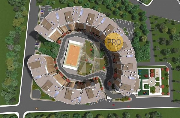 2 квартира ЖК Радонеж Краснодар площадь 86.39 м2 кухня 21.57 м2 на 2 этаже номер84