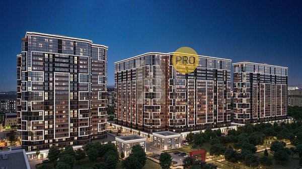 2 квартира ЖК Рекорд-2 Краснодар площадь 87.9 м2 кухня 37.1 м2 на 24 этаже номер198