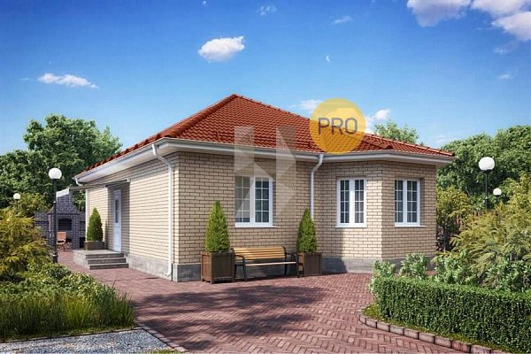 Дом кирпичный 95 м2 Коттеджный поселок Знание, 3 комнаты, кухня 21 м2