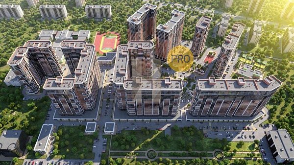 2 квартира ЖК Рекорд-2 Краснодар площадь 87.9 м2 кухня 37.1 м2 на 24 этаже номер198
