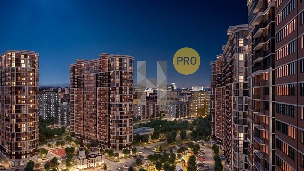 2 квартира ЖК Рекорд-2 Краснодар площадь 87.9 м2 кухня 37.1 м2 на 24 этаже номер198